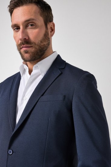 JP1880 851032 Sacou cu căptușeală parțială ușoară Bleumarin - Costume - Costume Bărbați mărimi mari