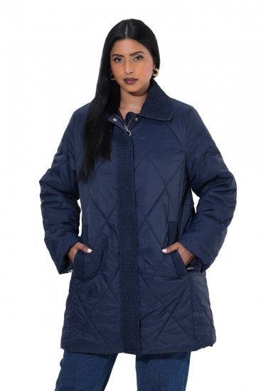 Ulla Popken 851123 Geacă matlasată Bleumarin - Geci - Jachete de damă marimi mari