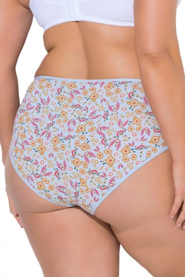 Ulla Popken 851140 Chiloți cu flori set de 5 Roz - Chiloți - 