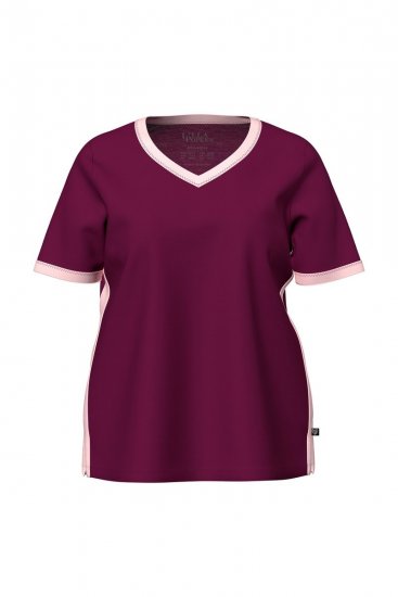 Ulla Popken 851245 Pijama Roșu fructe de pădure - Pijamale/Haine de casă - 