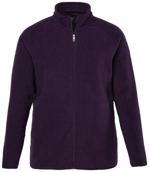 JP1880 851362 Jachetă din fleece cu guler înalt Mov închis TALL - TALL geci - Jachete TALL pentru bărbați înalți
