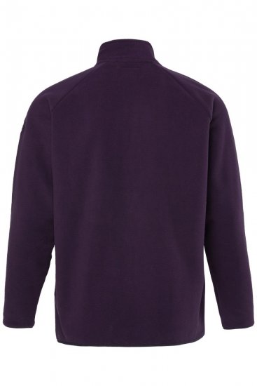 JP1880 851362 Jachetă din fleece cu guler înalt Mov închis TALL - TALL geci - Jachete TALL pentru bărbați înalți