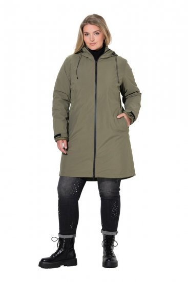 Ulla Popken 851560 Geacă tehnică Verde măsliniu - Geci - Jachete de damă marimi mari