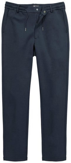 Men+ 663 Bilbao Flexlastic Pantaloni din jerseu cu talie elastică Bleumarin - Costume - Costume Bărbați mărimi mari