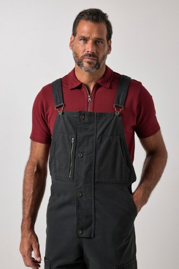 JP1880 851722 Salopetă cu fermoar Antracit - Blugi & pantaloni - Blugi & Pantaloni Bărbați Mărimi Mari