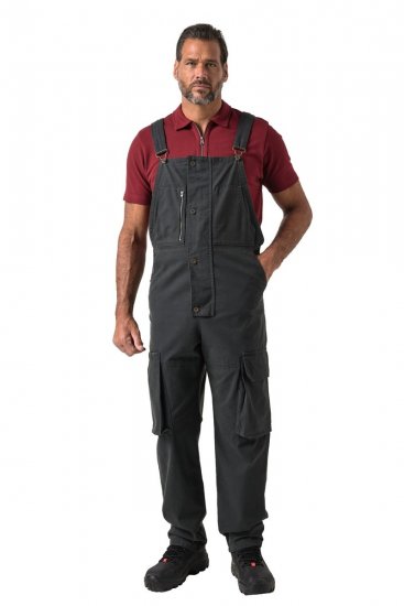JP1880 851722 Salopetă cu fermoar Antracit - Blugi & pantaloni - Blugi & Pantaloni Bărbați Mărimi Mari