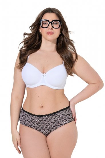 Ulla Popken 851730 Chiloți cu model set de 5 Bej - Chiloți - 