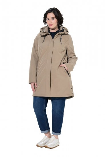 Ulla Popken 851789 Palton tehnic Maro - Paltoane - Paltoane pentru femei la marimi mari