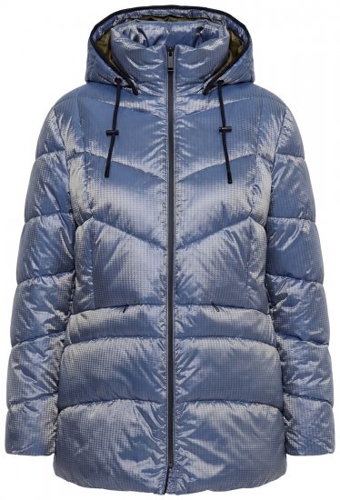 Ulla Popken 851790 Geacă matlasată Albastru denim - Geci - Jachete de damă marimi mari