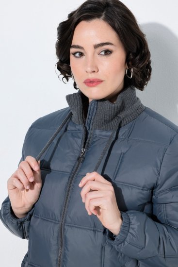 Ulla Popken 851791 Geacă matlasată Bleumarin - Geci - Jachete de damă marimi mari