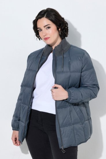 Ulla Popken 851791 Geacă matlasată Bleumarin - Geci - Jachete de damă marimi mari