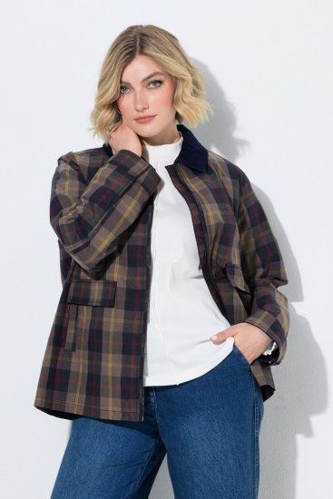Ulla Popken 851806 Geacă de ploaie Bleumarin - Geci - Jachete de damă marimi mari