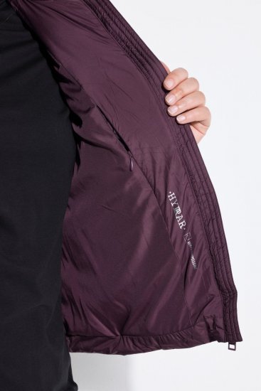 Ulla Popken 851833 Vestă matlasată cu guler înalt Maro - Veste - 