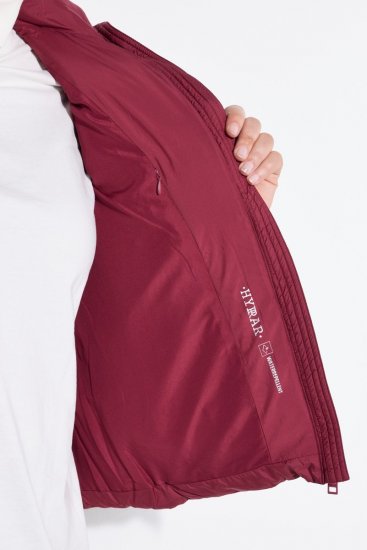 Ulla Popken 851833 Vestă matlasată cu guler înalt Roșu - Veste - 