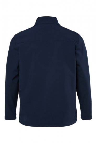 Men+ 868 Jachetă softshell cu căptușeală din polar Bleumarin - Geci - Geci Bărbați Mărimi Mari