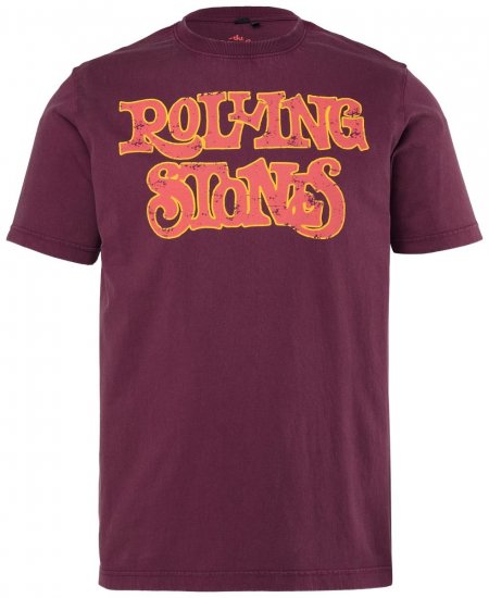 JP1880 851910 Rolling Stones Vintage Logo Tricou Vânătă - Tricouri cu trupe - Tricouri cu formații rock