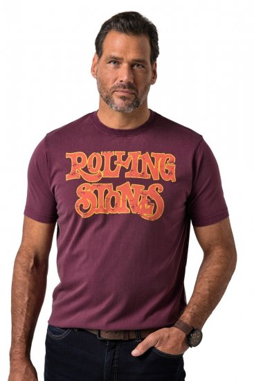 JP1880 851910 Rolling Stones Vintage Logo Tricou Vânătă - Tricouri cu trupe - Tricouri cu formații rock