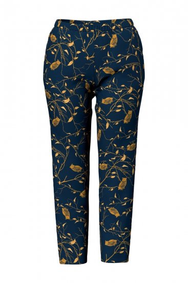 Ulla Popken 852577 Pijama cu model Bleumarin - Pijamale/Haine de casă - 