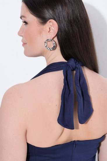 Ulla Popken 852680 Rochie de seară Bleumarin - Rochii de seară - Rochii de seară marimi mari