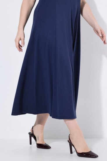 Ulla Popken 852680 Rochie de seară Bleumarin - Rochii de seară - Rochii de seară marimi mari