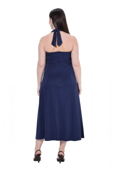 Ulla Popken 852680 Rochie de seară Bleumarin - Rochii de seară - Rochii de seară marimi mari