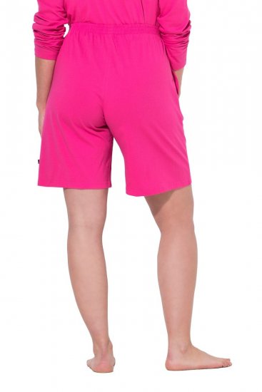 Ulla Popken 852752 Pantaloni scurți de pijama în dungi set de 2 Roz - Pijamale/Haine de casă - 