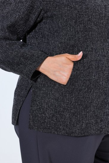 Ulla Popken 853477 Jachetă Verde măsliniu - Geci - Jachete de damă marimi mari