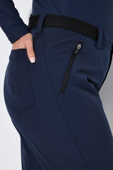 Ulla Popken 853530 Pantaloni de drumeție ultraușori Bleumarin - Haine de exterior - 