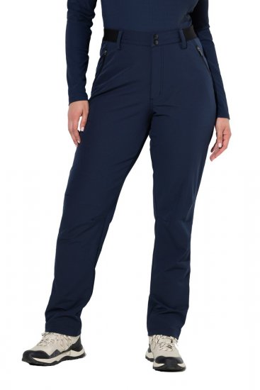 Ulla Popken 853530 Pantaloni de drumeție ultraușori Bleumarin - Haine de exterior - 