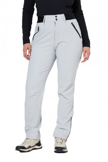 Ulla Popken 853530 Pantaloni de drumeție ultraușori Bej - Haine de exterior - 