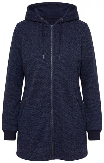 Ulla Popken 853577 Jachetă din fleece Bleumarin - Geci - Jachete de damă marimi mari