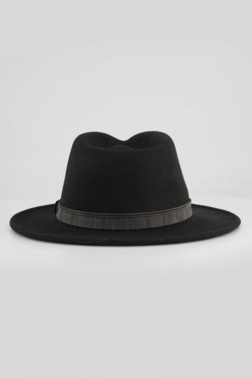 JP1880 853621 Pălărie din lână Neagră - Pălării - 
