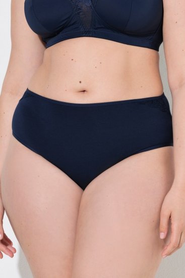 Ulla Popken 853698 Chiloți cu dantelă set de 5 Neagră - Chiloți - 