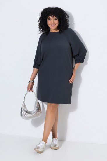 Ulla Popken 853946 Rochie cu mânecă 3/4 Verde măsliniu - Rochii - Rochii pentru toate mărimile