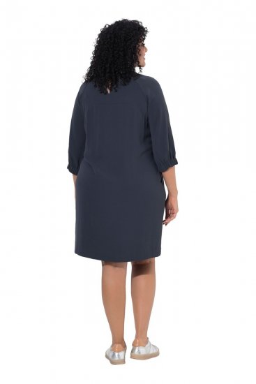 Ulla Popken 853946 Rochie cu mânecă 3/4 Verde măsliniu - Rochii - Rochii pentru toate mărimile
