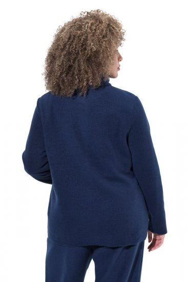 Ulla Popken 854200 Jachetă din fleece Bleumarin - Geci - Jachete de damă marimi mari