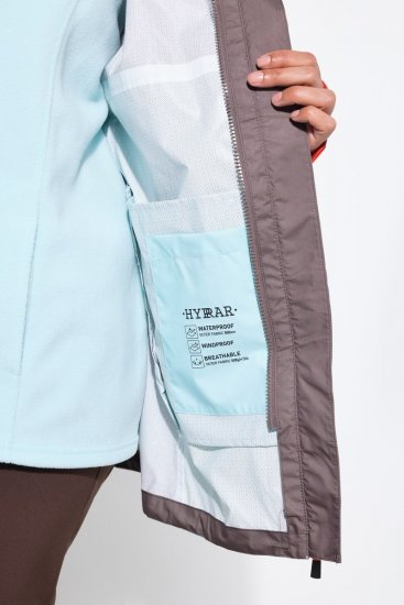 Ulla Popken 855313 Parka Taupe - Paltoane - Paltoane pentru femei la marimi mari