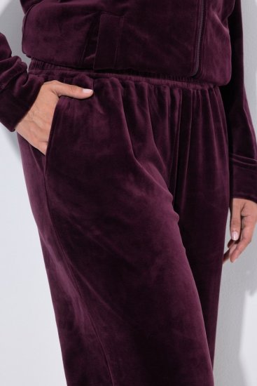 Ulla Popken 856119 Pantaloni de casă Prună - Pijamale/Haine de casă - 