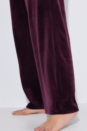 Ulla Popken 856119 Pantaloni de casă Prună - Pijamale/Haine de casă - 