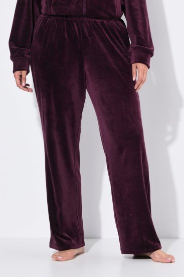 Ulla Popken 856119 Pantaloni de casă Prună - Pijamale/Haine de casă - 