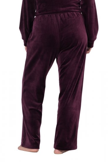 Ulla Popken 856119 Pantaloni de casă Prună - Pijamale/Haine de casă - 