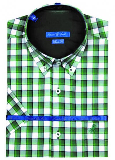 Forestal 901222E Check Shirt Green - Cămăși - Cămăși Bărbați Mărimi Mari