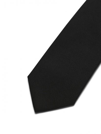 Jack & Jones Solid Cravată Neagră - Cravate și papioane - 