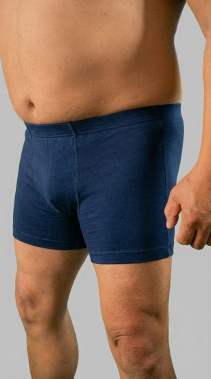 20 Nodi 978 Stretch Cotton Boxer with Internal Elastic Band Navy - Boxeri - Boxeri Bărbați Mărimi Mari