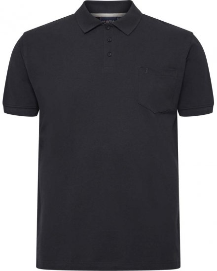 North Latitude tricou polo mânecă scurtă negru - Tricouri polo - Tricouri Polo Bărbați Mărimi Mari