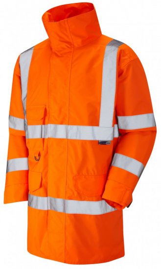 Leo Torridge Breathable Lightweight Anorak Hi-Vis Orange - Haine de lucru - Haine de lucru Bărbați Mărimi Mari