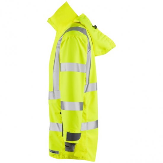Leo Eastleigh Ecoviz 10K Performance Breathable Anorak Hi-Vis Yellow - Haine de lucru - Haine de lucru Bărbați Mărimi Mari