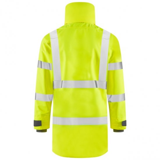 Leo Eastleigh Ecoviz 10K Performance Breathable Anorak Hi-Vis Yellow - Haine de lucru - Haine de lucru Bărbați Mărimi Mari