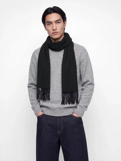 Jack & Jones Kelowna Eșarfă Neagră - Eșarfe - 