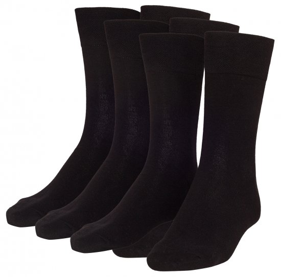 Adamo Aaron Soft-socks Black 3-pack - Lenjerie intimă & costum baie - Lenjerie Intimă Bărbați Mărimi Mari